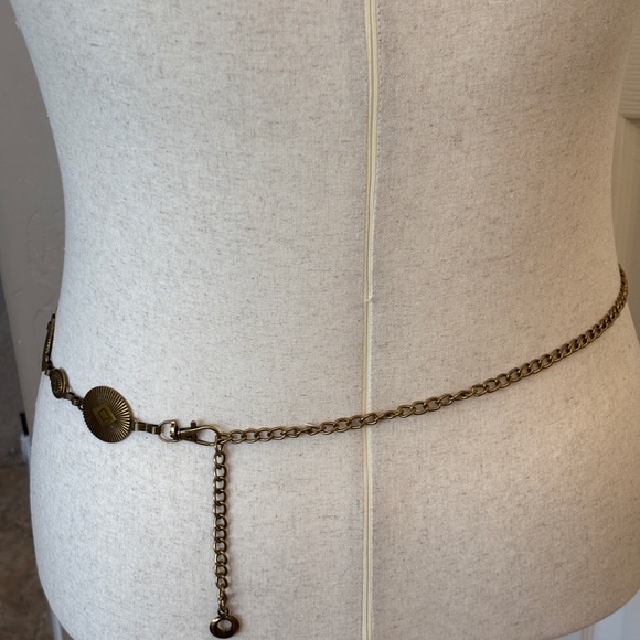Western Chaîn Belt Ajustable Metal Belt Women’s Small - Picture 3 of 5
